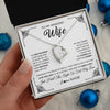 Forever Love Necklace | Personalized To My Amazing Wife Necklace From Husband The Best Decision I Ever Made Wife Valentines Day Birthday Christmas Customized Gift Box Message Card | teecentury