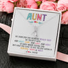 Alluring Beauty Necklace | Personalized To My Aunt Necklace From Niece Nephew We Squeezed This Necklace Aunt Birthday Mothers Day Christmas Jewelry Customized Gift Box Message Card | teecentury