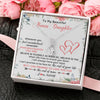 Alluring Beauty Necklace | Personalized To My Beautiful Bonus Daughter Necklace From Stepfather Believe In You Stepdaughter Birthday Christmas Jewelry Customized Gift Box Message Card | teecentury