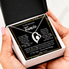 Forever Love Necklace | Personalized To My Beautiful Fiancee Necklace From Fiance Feel My Love For Her Fiancee Birthday Anniversary Valentines Day Christmas Customized Message Card | teecentury