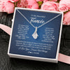 Alluring Beauty Necklace | Personalized To My Beautiful Fiancee Necklace From Fiance Hold This Close My Love Fiancee Birthday Valentine Day Christmas Customized Gift Box Message Card | teecentury