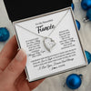 Forever Love Necklace | Personalized To My Beautiful Fiancee Necklace From Fiance If I Could Give You Fiancee Birthday Anniversary Christmas Jewelry Customized Gift Box Message Card | teecentury