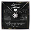 Love Knot Necklace | Personalized To My Beautiful Fiancee Necklace I May Not Be Your First Day Future Wife Valentines Day Birthday Christmas Customized Gift Box Message Card | teecentury