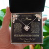 Love Knot Necklace | Personalized To My Beautiful Mom Necklace from Daughter Son I Need to Say I Love You Mom Birthday Mother's Day Pendant Jewelry Customized Gift Box Message Card | teecentury