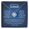 Love Knot Necklace | Personalized To My Beautiful Soulmate Necklace From Husband Hold This Close My Love Future Wife Birthday Valentine Christmas Customized Gift Box Message Card | teecentury
