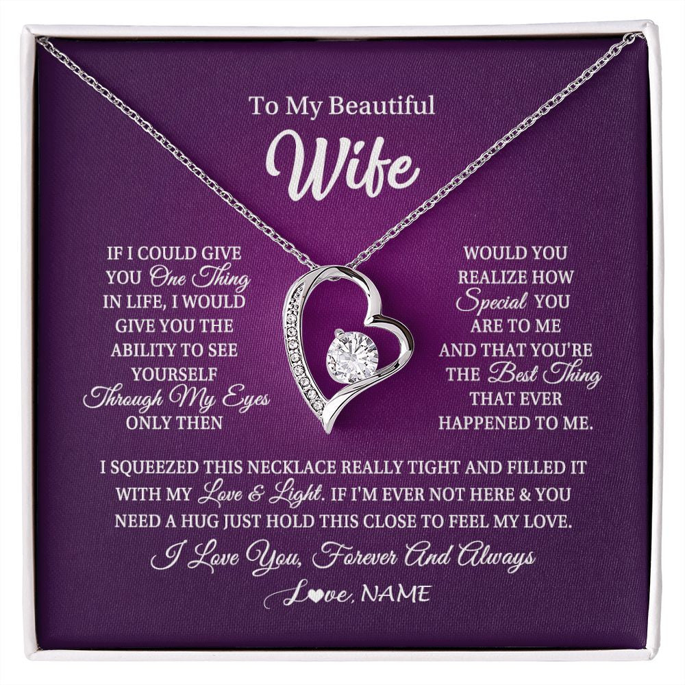 To my clearance beautiful wife necklace