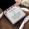 Alluring Beauty Necklace | Personalized To My Best Bonus Mom Necklace from Daughter Thank You For Loving Me Stepmom Jewelry Birthday Mothers Day Christmas Customized Message Card | teecentury