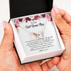 Interlocking Hearts Necklace | Personalized To My Best Bonus Mom Necklace from Daughter Thank You For Loving Me Stepmom Jewelry Birthday Mothers Day Christmas Customized Message Card | teecentury