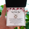 Love Knot Necklace | Personalized To My Best Bonus Mom Necklace from Daughter Thank You For Loving Me Stepmom Jewelry Birthday Mothers Day Christmas Customized Message Card | teecentury
