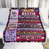 Personalized To My Bestie Blanket from Best Friend Sister You Will Always Be In My Heart Bestie Birthday Thanksgiving Christmas Customized Fleece Throw Blanket Blanket | Teecentury.com
