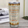 Personalized To My Bonus Daughter From Stepmom Stainless Steel Tumbler Cup Never Forget That You Are My Sunshine Sunflower Stepdaughter Birthday Christmas Travel Mug | teecentury