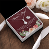Alluring Beauty Necklace | Personalized To My Bonus Mom Necklace Thank You For Being A Part Of My Life Mother In Law Stepmom Jewelry Birthday Mothers Day Customized Gift Box Message Card | teecentury
