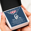 Forever Love Necklace | Personalized To My Bonus Mom Necklace from Daughter Thank You For Loving Me Bonus Mom Jewelry Birthday Mothers Day Christmas Customized Message Card | teecentury