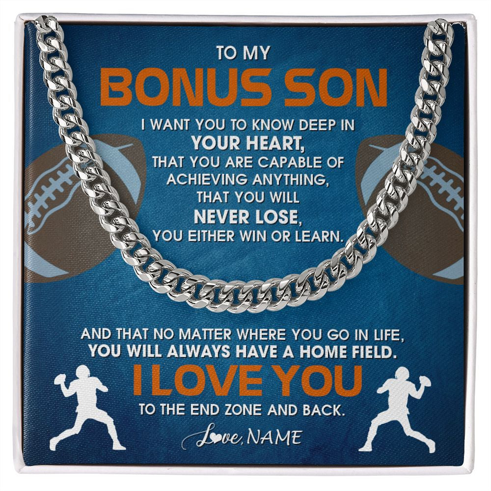 Amazon.com: Football Mom Necklace Favorite Football Player Sports Mother  Jewelry 36
