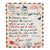 Personalized To My Boyfriend Blanket From Girlfriend Big Hug Air Mail Letter Boyfriend Birthday Valentine's Day Christmas Gift Bed Fleece Throw Blanket Blanket | Teecentury.com