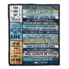 Personalized To My Boyfriend Blanket From Girlfriend I Love You Blessing Sweet Birthday Anniversary Valentine's Day Christmas Customized Fleece Blanket Blanket | Teecentury.com