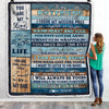 Personalized To My Boyfriend Blanket From Girlfriend I Love You Blessing Sweet Birthday Anniversary Valentine's Day Christmas Customized Fleece Blanket Blanket | Teecentury.com