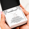 Forever Love Necklace | Personalized To My Boyfriend's Mom Necklace I Fell In Love With Your Son Boyfriends Mom Mother's Day Birthday Pendant Jewelry Customized Gift Box Message Card | teecentury