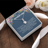 Alluring Beauty Necklace | Personalized To My Boyfriend's Mom Necklace I am Grateful For You And Your Son Boyfriend's Mom Mother's Day Birthday Jewelry Customized Gift Box Message Card | teecentury