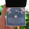 Love Knot Necklace | Personalized To My Boyfriend's Mom Necklace Thank You For Raising The Perfect Man Boyfriend's Mom Mother's Day Pendant Jewelry Customized Gift Box Message Card | teecentury