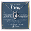 Forever Love Necklace | Personalized To My Boyfriend's Mom Necklace Thank You For Rasing The Man Boyfriends Mom Mother's Day Birthday Pendant Jewelry Customized Gift Box Message Card | teecentury