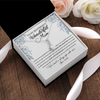 Alluring Beauty Necklace | Personalized To My Boyfriend's Mom Necklace You Have Raised A Solid Man Boyfriends Mom Mother's Day Birthday Pendant Jewelry Customized Gift Box Message Card | teecentury