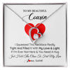 Forever Love Necklace | Personalized To My Cousin Necklace from Family I Squeezed This Necklace Cousin Birthday Graduation Christmas Customized Gift Box Message Card | teecentury