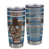 Personalized To My Dad From Daughter Stainless Steel Tumbler Cup Wood Little Girl Thank You Dad Fathers Day Birthday Christmas Travel Mug | teecentury