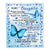 Personalized To My Daughter Blanket From Mom Dad Butterfly In Side This Blanket Daughter Birthday Graduation Christmas Customized Bed Fleece Throw Blanket | teecentury