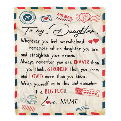 To my daughter message blanket discount