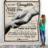 Personalized To My Daughter From Dad Never Forget That I Love You For Daughter Great Birthday Graduation Christmas Bed Quilt Fleece Throw Blanket Blanket | Teecentury.com