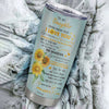 Personalized To My Daughter From Mom Dad Stainless Steel Tumbler Cup Never Forget That I Love You Sunflower Daughter Birthday Graduation Christmas Travel Mug | teecentury