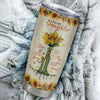Personalized To My Daughter From Mom Mother Stainless Steel Tumbler Cup Never Forget That You Are My Sunshine Sunflower Daughter Birthday Christmas Travel Mug | teecentury
