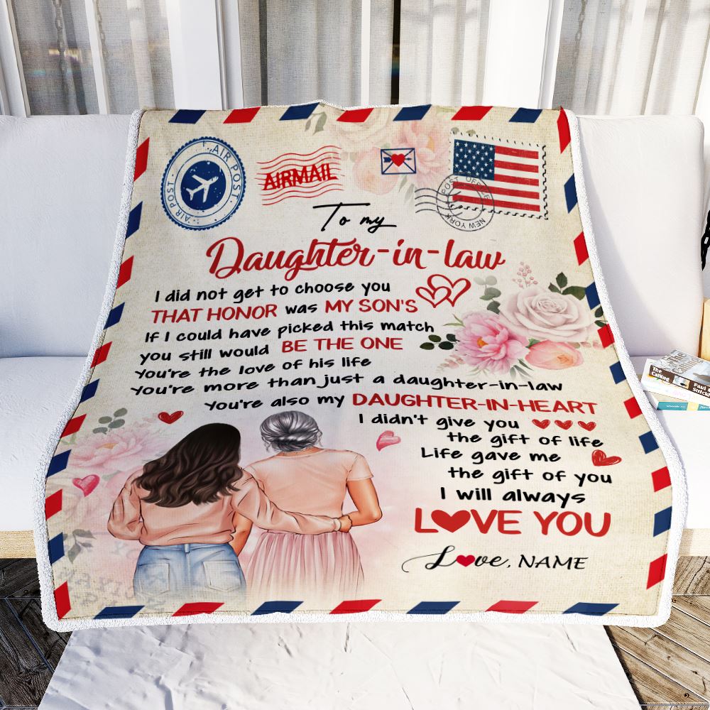Daughter airmail blanket clearance
