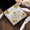 Alluring Beauty Necklace | Personalized To My Daughter In Law Necklace from Mother In Law I Will Forever Love You Daughter In Law Jewelry Birthday Wedding Day Customized Message Card | teecentury