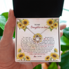Love Knot Necklace | Personalized To My Daughter In Law Necklace from Mother In Law I Will Forever Love You Daughter In Law Jewelry Birthday Wedding Day Customized Message Card | teecentury