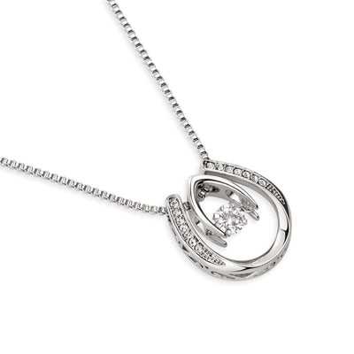 Lucky In Love Necklace | Personalized To My Daughter Necklace From Dad Father You Will Never Lose Wolf Daughter Birthday Graduation Valentines Christmas Customized Message Card | teecentury