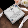 Alluring Beauty Necklace | Personalized To My Daughter On Your Pregnany Necklace You Will Be Amazing Mother Mama New Mom First Time Mothers Day Jewelry Customized Gift Box Message Card | teecentury