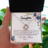 Love Knot Necklace | Personalized To My Daughter On Your Pregnany Necklace You Will Be Amazing Mother Mama New Mom First Time Mothers Day Jewelry Customized Gift Box Message Card | teecentury