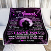 Personalized To My Fiancee Blanket From Fiance I Love You Forever And Always Fiancee Birthday Valentine Christmas Wedding Anniversary Customized Fleece Blanket Blanket | Teecentury.com