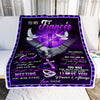 Personalized To My Fiancee Blanket From Fiance Meeting You Was Fate Fiancee Anniversary Valentines Day For Her Birthday Christmas Fleece Throw Blanket | teecentury
