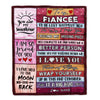 Personalized To My Fiancee Blankets From Fiance You Are My Love It A Big Hug Fiancee Birthday Valentine's Day Christmas Customized Fleece Blanket Blanket | Teecentury.com