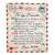 Personalized To My Fiancée Letter From Fiancé Blanket All That You are is All That Valentine's Day Birthday Gift Christmas Bed Quilt Fleece Throw Blanket Blanket | Teecentury.com
