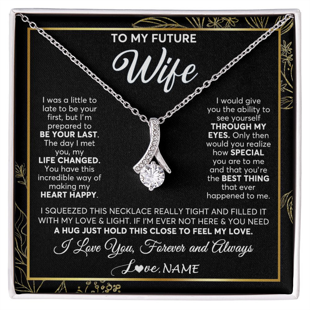 Future Wife Necklace, To My Future Wife Necklace, Gift For Fiance On E –  FAMILY GIFTS