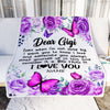 Personalized To My Gigi Blanket From Granddaughter Grandson Butterfly Love And Appreciate Gigi Birthday Mothers Day Christmas Customized Fleece Blanket | teecentury