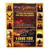 Personalized To My Girlfriend Blanket From Boyfriend Name Sunset I Love You Birthday Anniversary Valentine's Day Christmas Gift Bed Quilt Fleece Throw Blanket Blanket | Teecentury.com