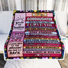 Personalized To My Goddaughter Blanket From Godmother Proud Of You I Love You Wood Goddaughter Birthday Christmas Customized Fleece Blanket Blanket | Teecentury.com