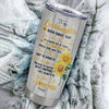 Personalized To My Goddaughter From Aunt Uncle Stainless Steel Tumbler Cup Never Forget You Are My Sunshine Sunflower Goddaughter Birthday Graduation Christmas Travel Mug | teecentury
