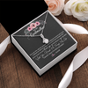 Alluring Beauty Necklace | Personalized To My Godmother Necklace from Goddaughter Im Glad You Are My Godmother Birthday Mothers Day Thanksgiving Christmas Customized Gift Message Card | teecentury