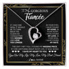 Forever Love Necklace | Personalized To My Gorgeous Fiancee Necklace From Fiance My Life My Love Future Wife Birthday Valentines Day Christmas Customized Gift Box Message Card | teecentury